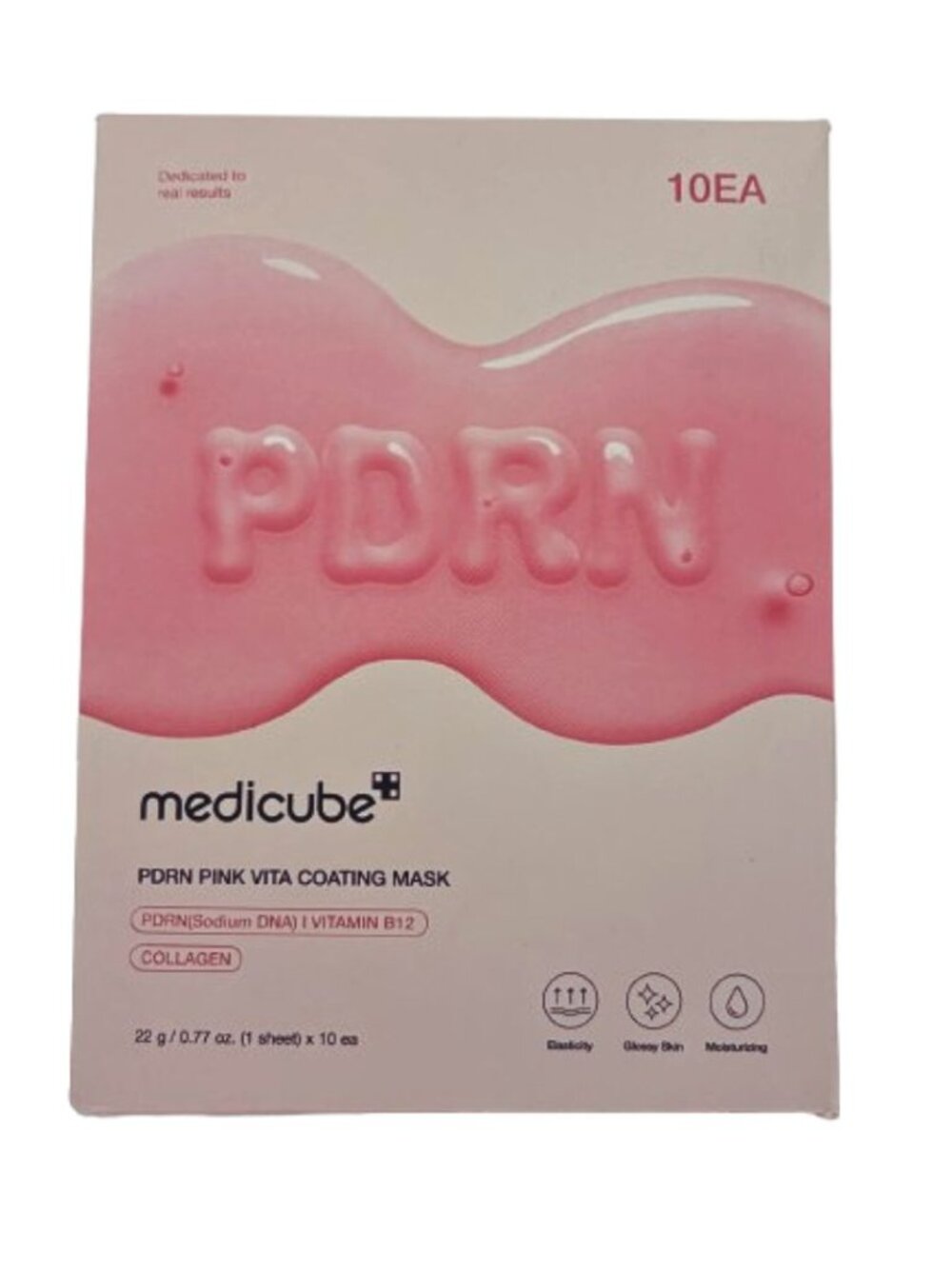 Medicube PDRN Pink Vita Coating Masks 22g Each - 10 Masks